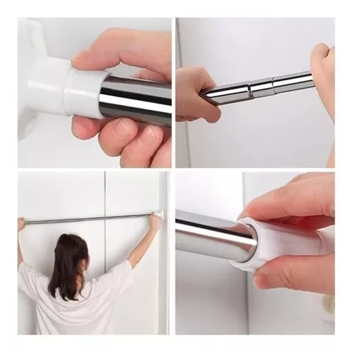 Barra Plegable Cortina Multiusos 🧺😍 - ¡Di adiós al desorden sin hacer huecos! 🛠️🚫 💡 - ¡Súper descuento Black Friday! 40%OFF - Pago Contraentrega 💵 - Envio Gratis 📦🚚